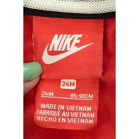 Nike Kids Red and Navy Jacket Size 24 Months - Picture 3 of 4